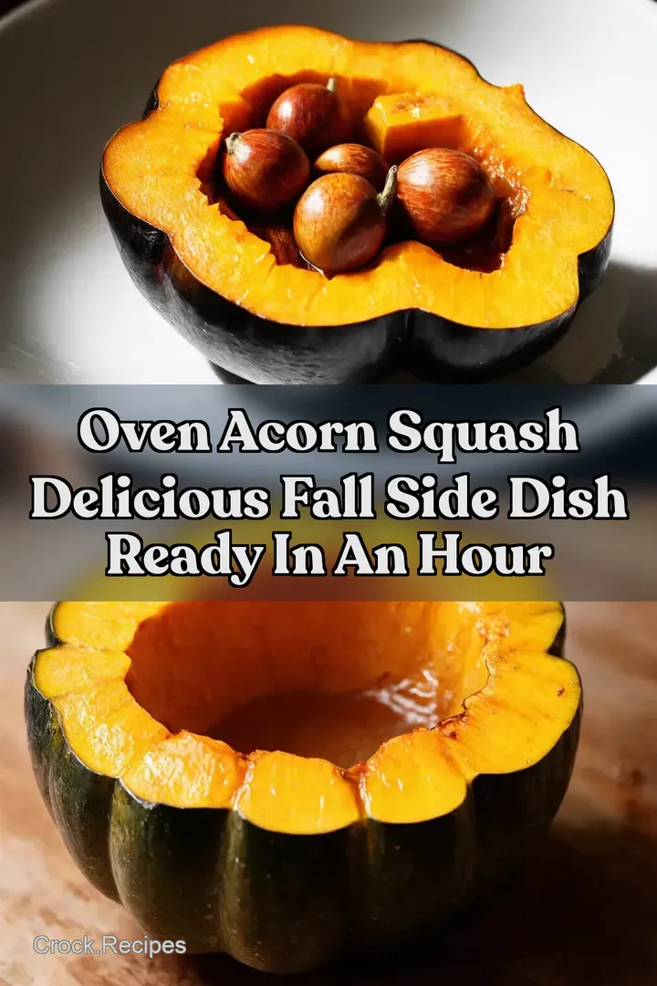 Oven Acorn Squash Delicious Fall Side Dish Ready in an Hour