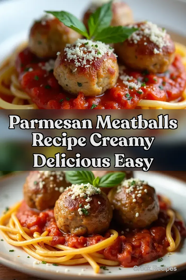 Parmesan Meatballs Recipe Creamy Delicious Easy