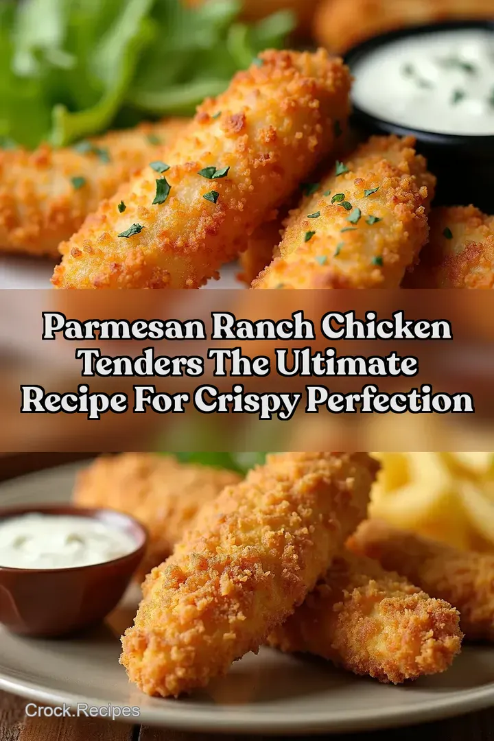 Parmesan Ranch Chicken Tenders The Ultimate Recipe for Crispy Perfection