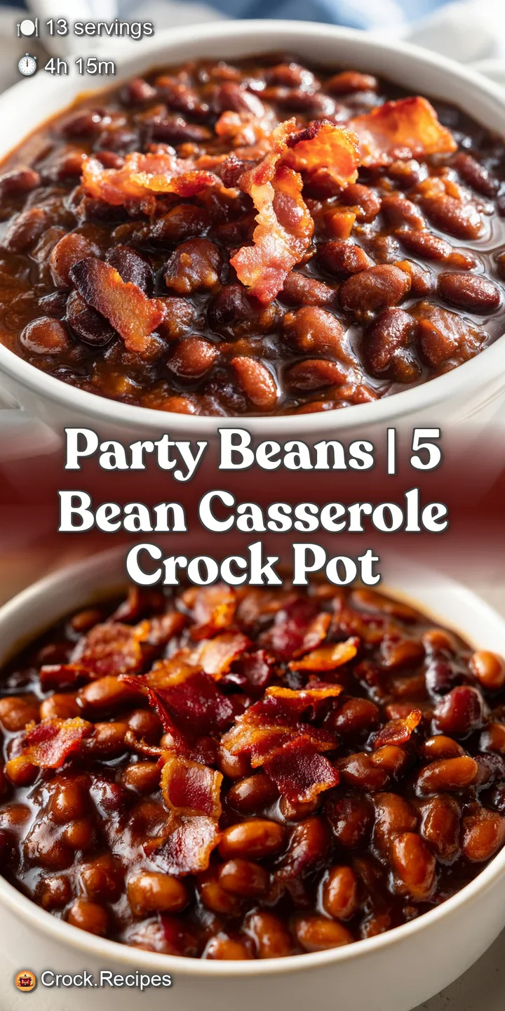 Macro shot of glossy, caramel-colored beans in a thick, bubbling brown sauce with caramelized, sticky edges.