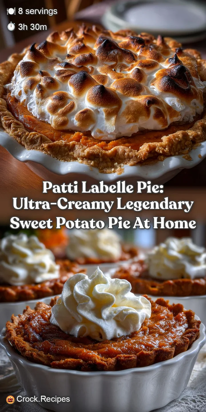 Patti LaBelle Pie: Ultra-Creamy Legendary Sweet Potato Pie at Home