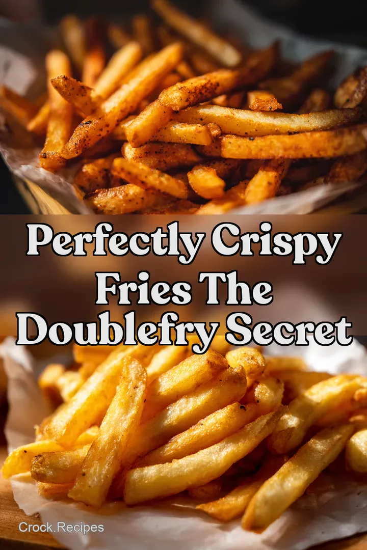 Perfectly Crispy Fries The DoubleFry Secret : PIN FOR LATER Perfectly Crispy Fries The DoubleFry Secret