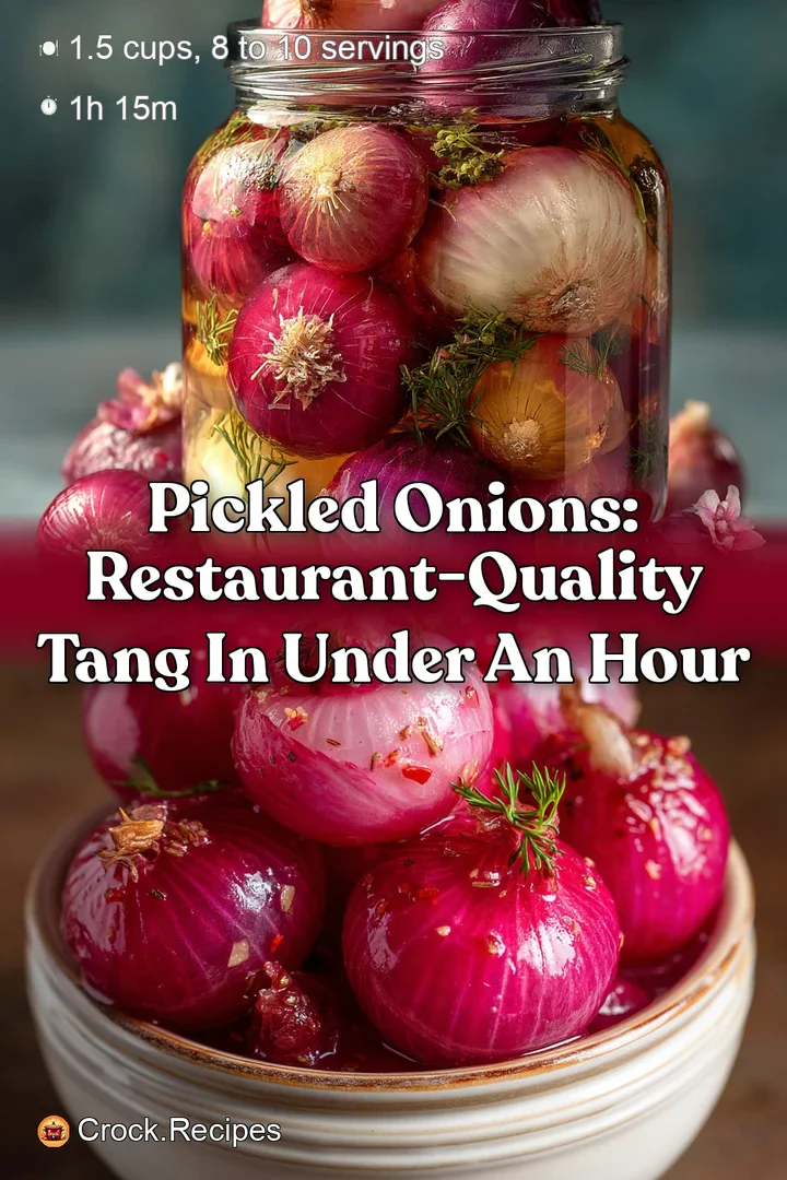 Pickled Onions: Restaurant-Quality Tang in Under an Hour