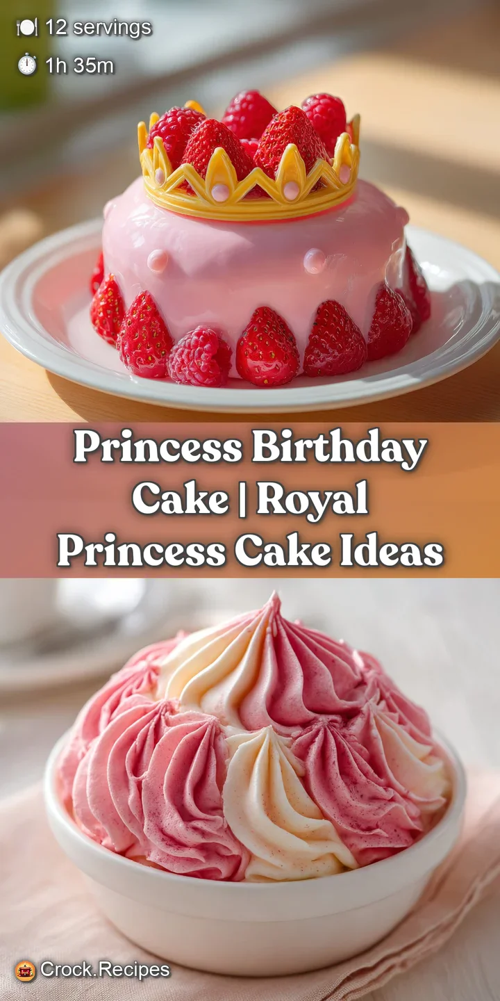 Close-up of a fluffy pink buttercream swirl on a cake, studded with juicy, red raspberries.