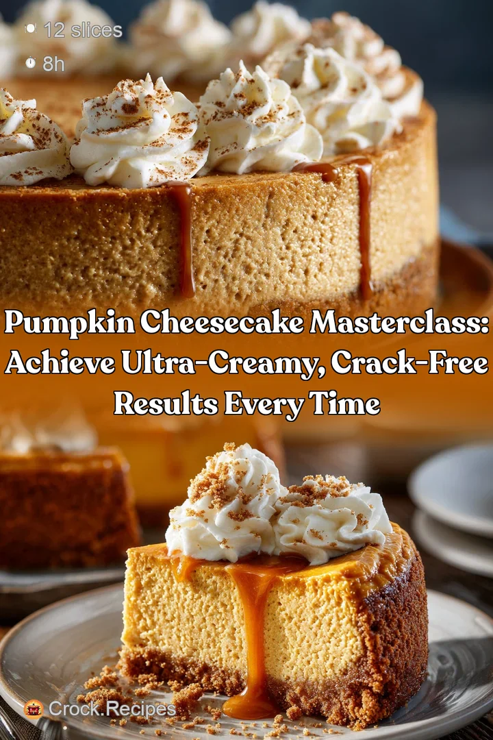 Pumpkin Cheesecake Masterclass: Achieve Ultra-Creamy Crack-Free Results Every Time