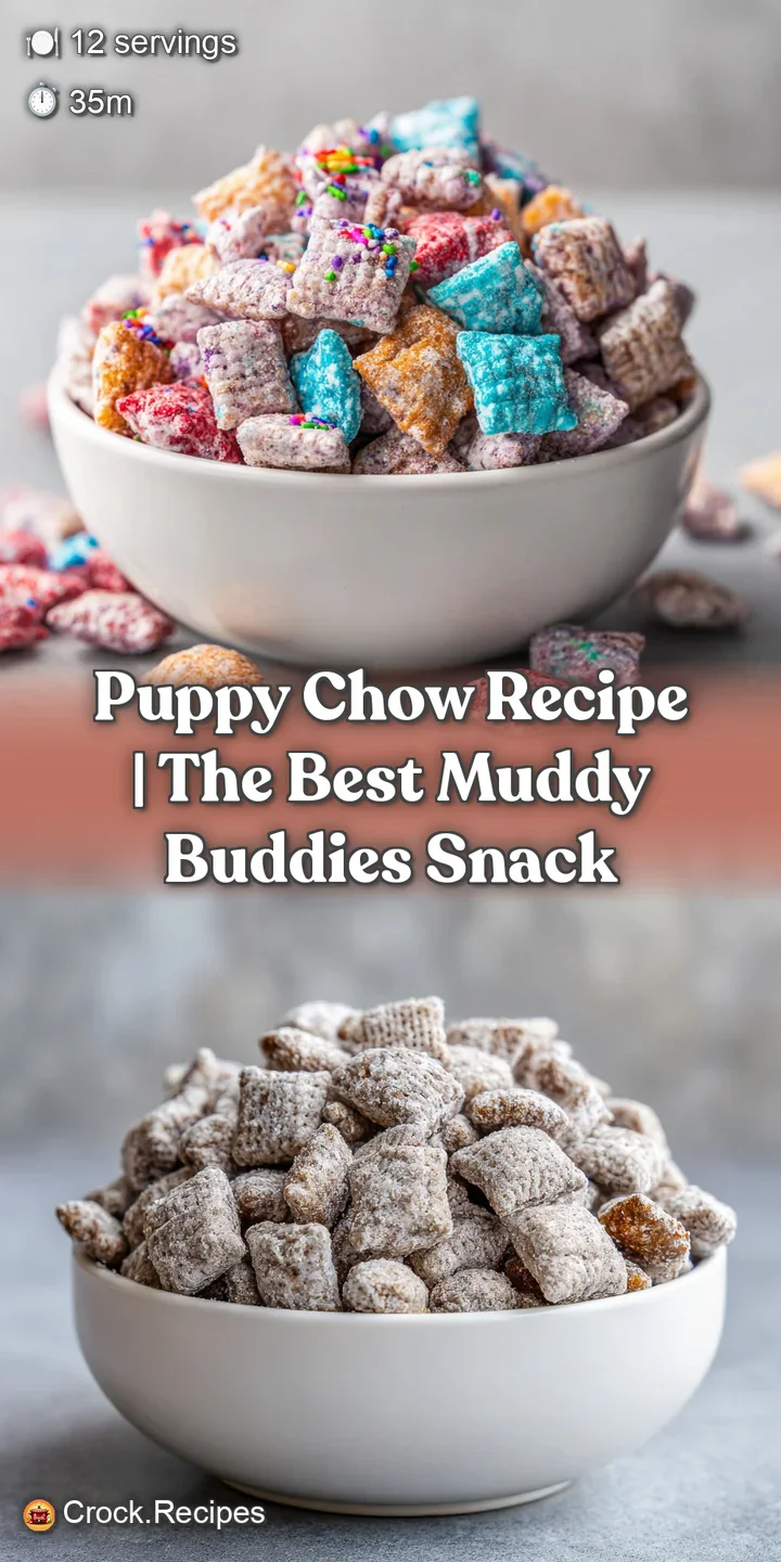 Close-up of light brown crunchy cereal squares coated in a matte white powder, with hints of chocolate.