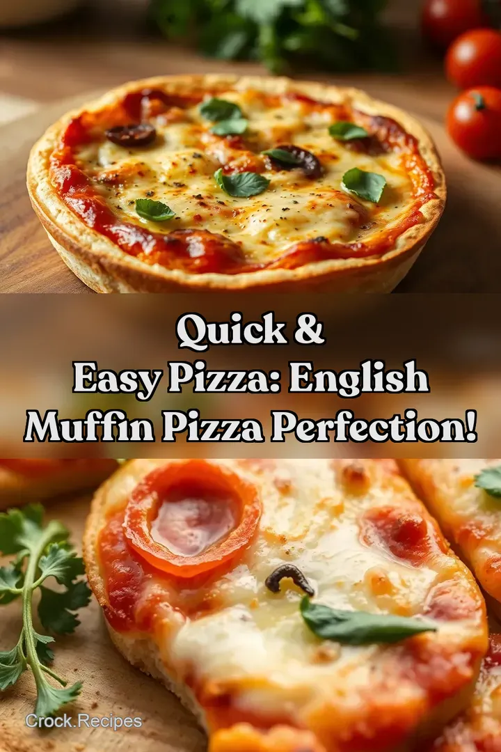 Quick & Easy Pizza: English Muffin Pizza Perfection!