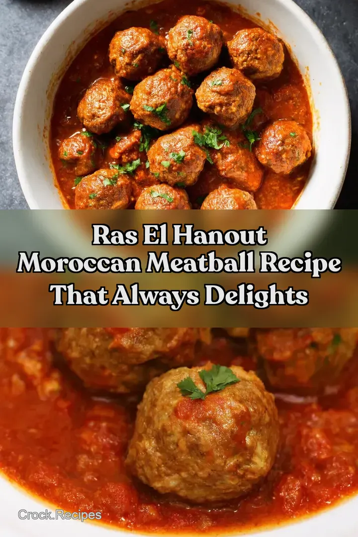 Ras El Hanout Moroccan Meatball Recipe That Always Delights