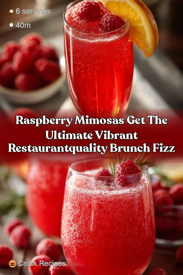 Raspberry Mimosas Get the Ultimate Vibrant RestaurantQuality Brunch Fizz