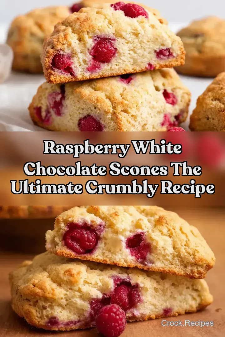 Raspberry White Chocolate Scones The Ultimate Crumbly Recipe