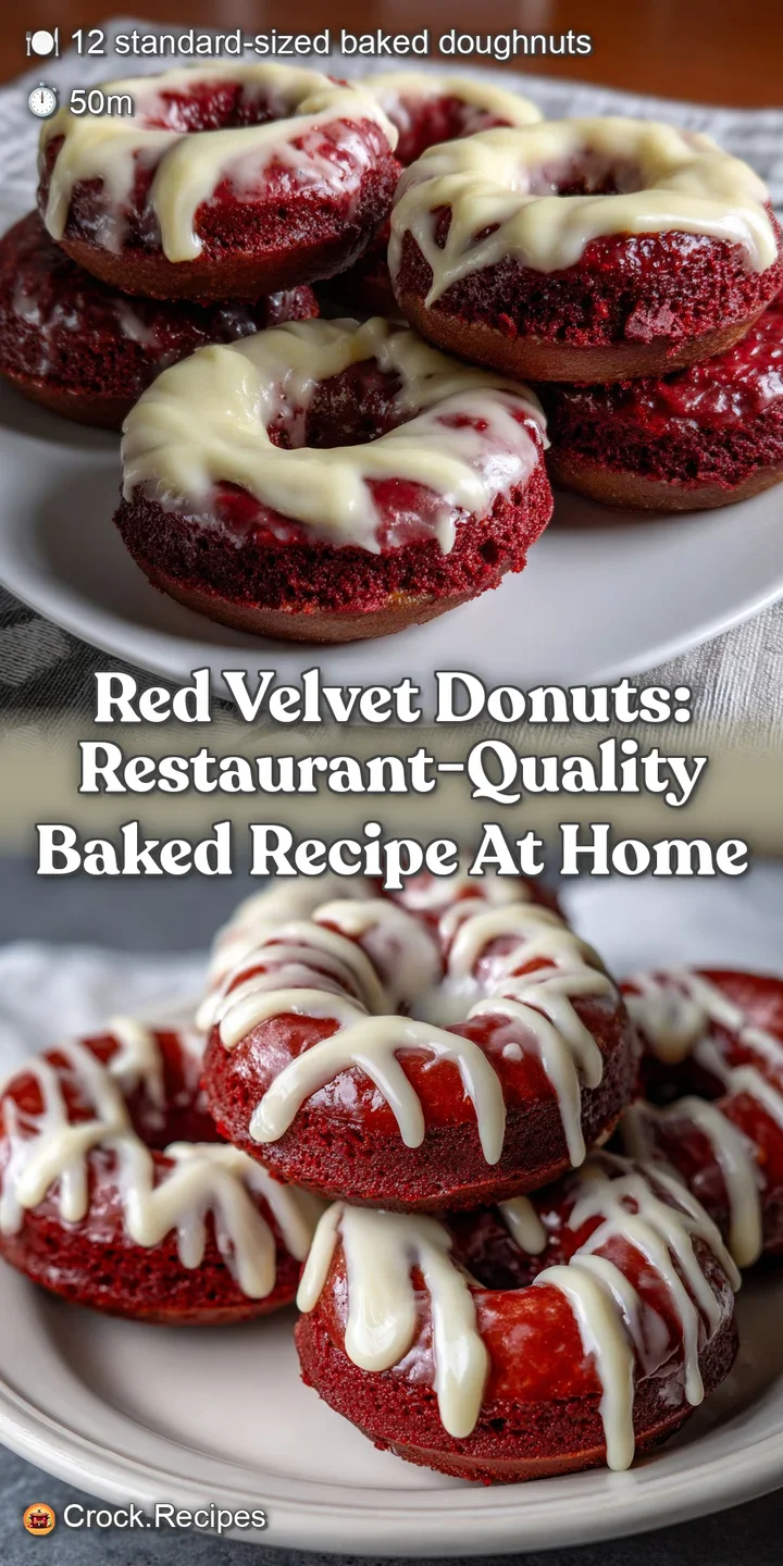 Red Velvet Donuts: Restaurant-Quality Baked Recipe at Home