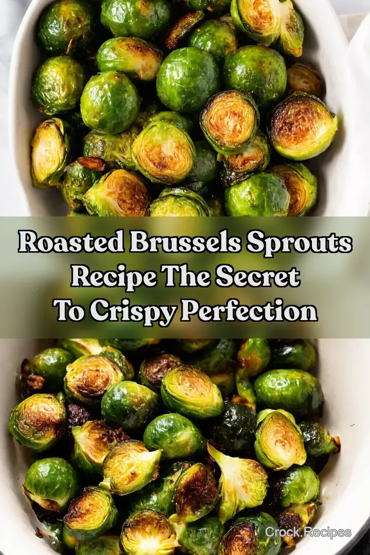 Roasted Brussels Sprouts Recipe The Secret to Crispy Perfection