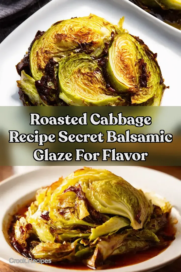 Roasted Cabbage Recipe Secret Balsamic Glaze for Flavor