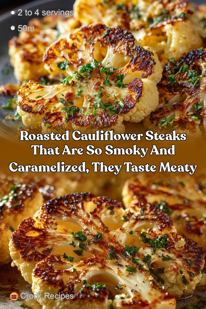 Roasted Cauliflower Steaks That Are So Smoky and Caramelized They Taste Meaty