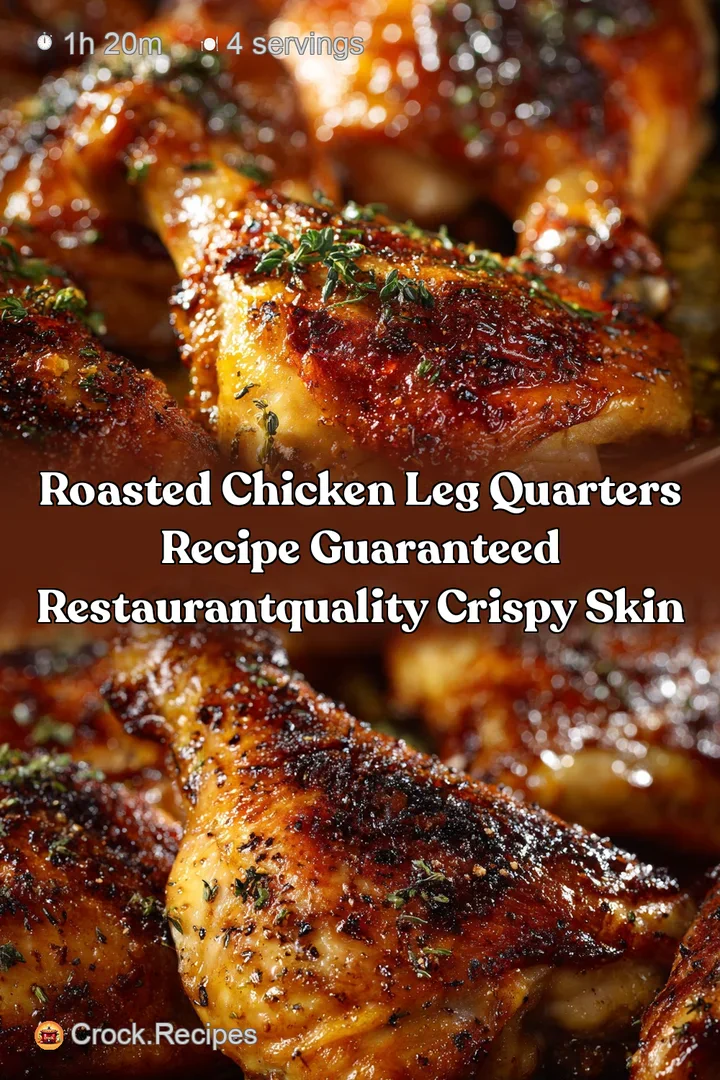 Roasted Chicken Leg Quarters Recipe Guaranteed RestaurantQuality Crispy Skin