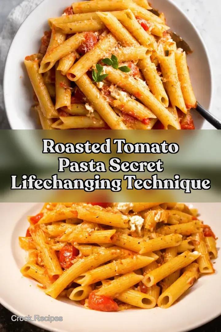 Roasted Tomato Pasta Secret LifeChanging Technique