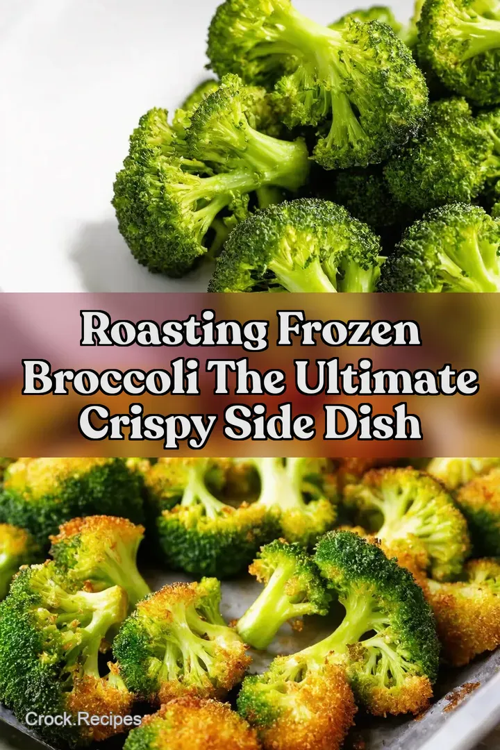 Roasting Frozen Broccoli The Ultimate Crispy Side Dish