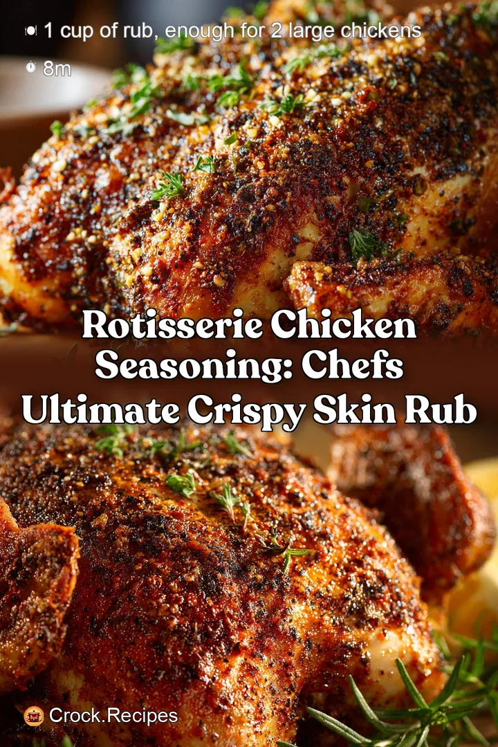 Rotisserie Chicken Seasoning: Chefs Ultimate Crispy Skin Rub