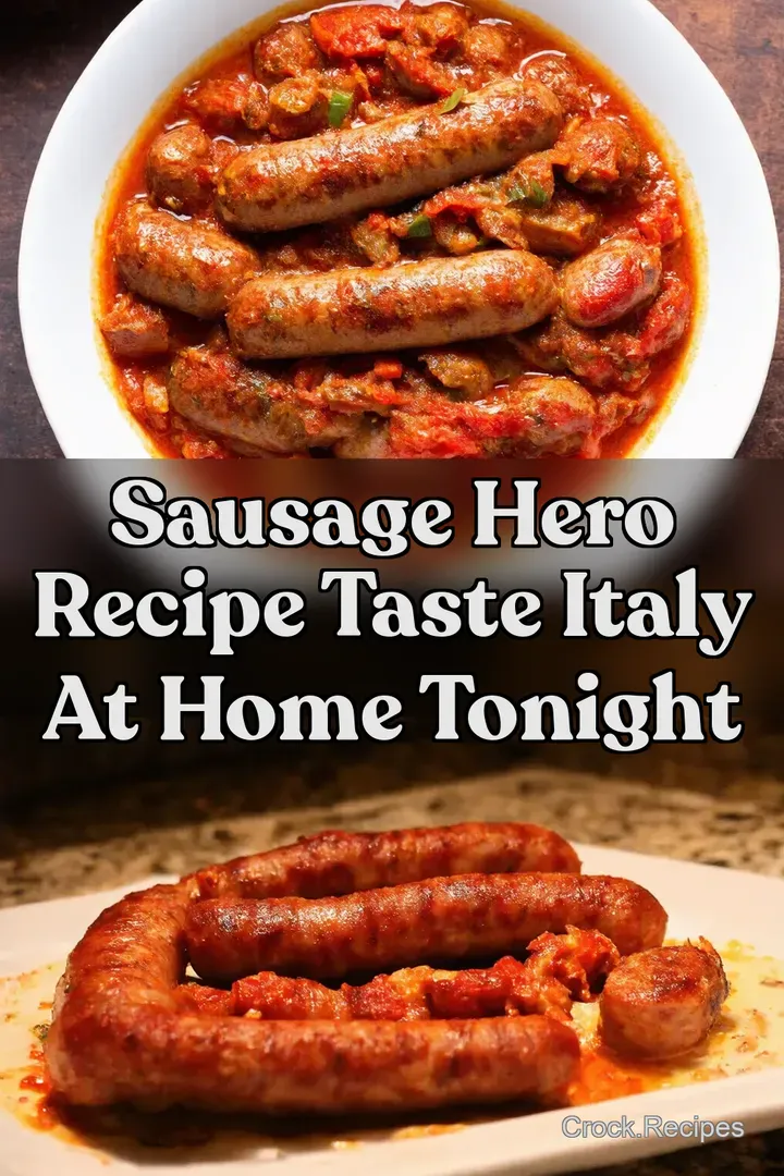 Sausage Hero Recipe Taste Italy At Home Tonight