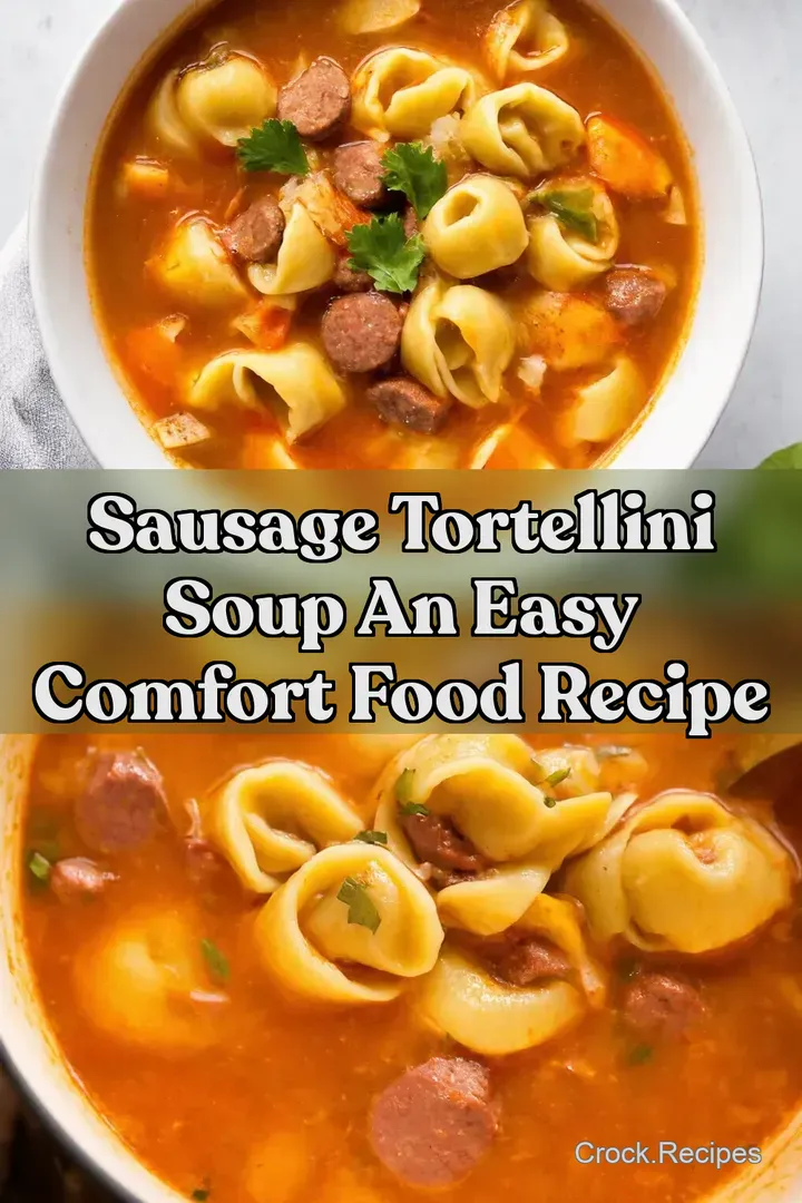Sausage Tortellini Soup An Easy Comfort Food Recipe