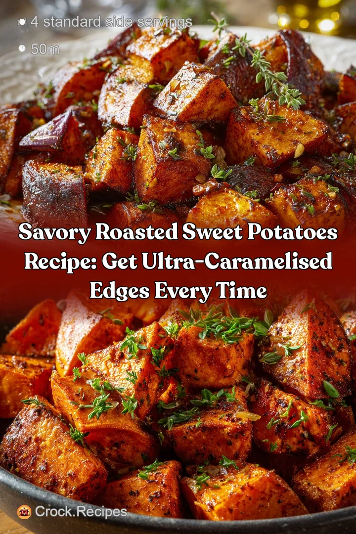 Savory Roasted Sweet Potatoes Recipe: Get Ultra-Caramelised Edges Every Time
