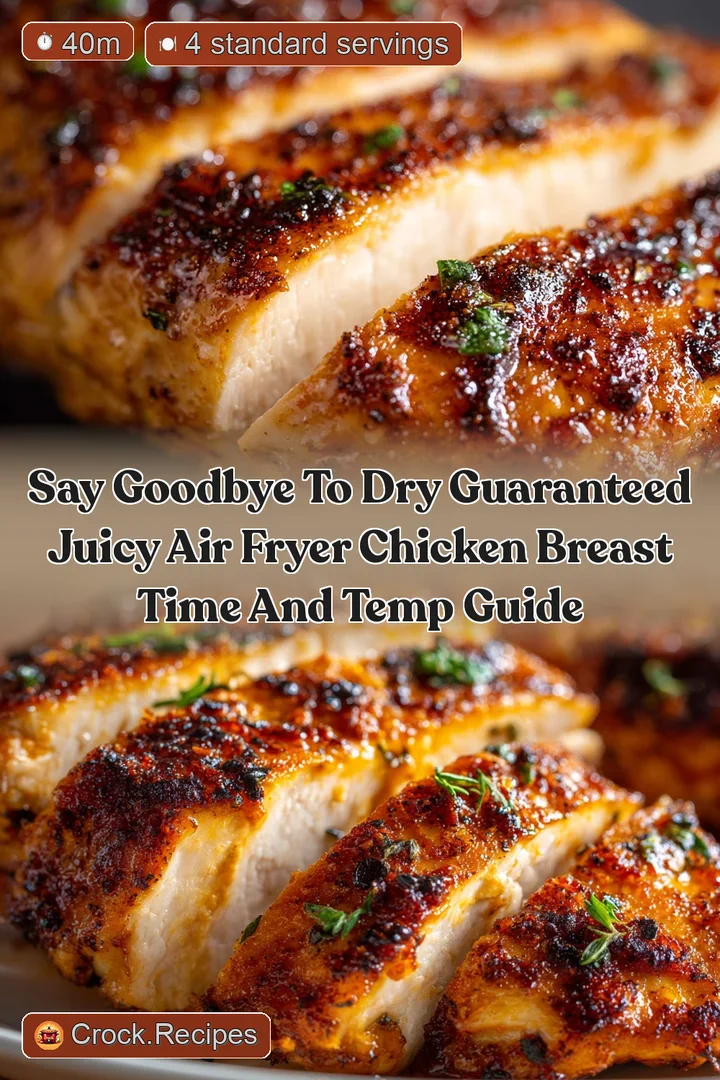 Say Goodbye to Dry Guaranteed Juicy Air Fryer Chicken Breast Time and Temp Guide
