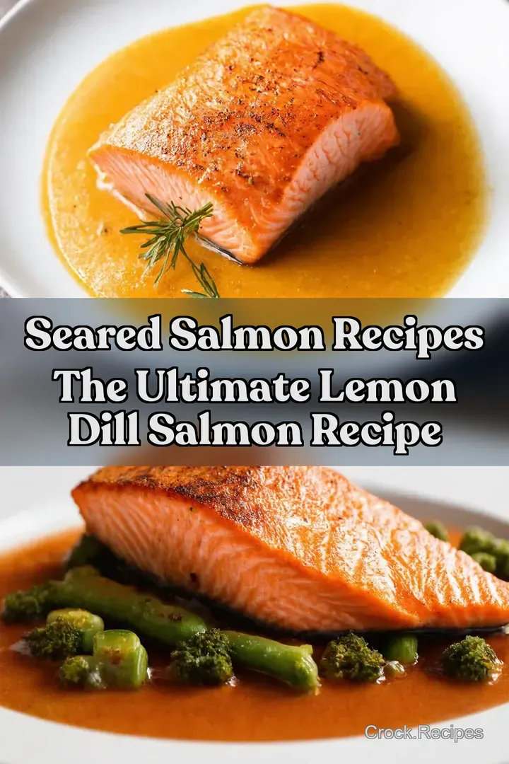 Seared Salmon Recipes The Ultimate Lemon Dill Salmon Recipe