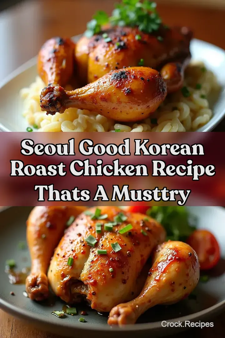 Seoul Good korean roast chicken Recipe Thats A MustTry