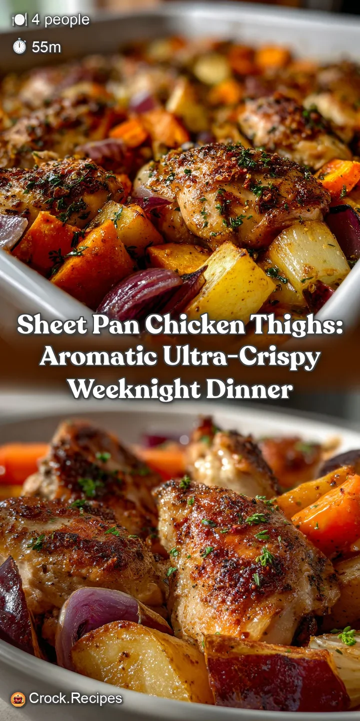Sheet Pan Chicken Thighs: Aromatic Ultra-Crispy Weeknight Dinner