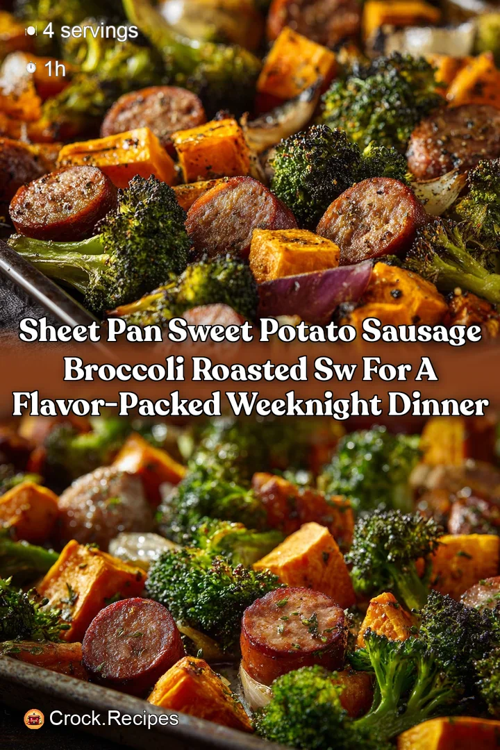 sheet pan sweet potato sausage broccoli roasted sw for a Flavor-Packed Weeknight Dinner