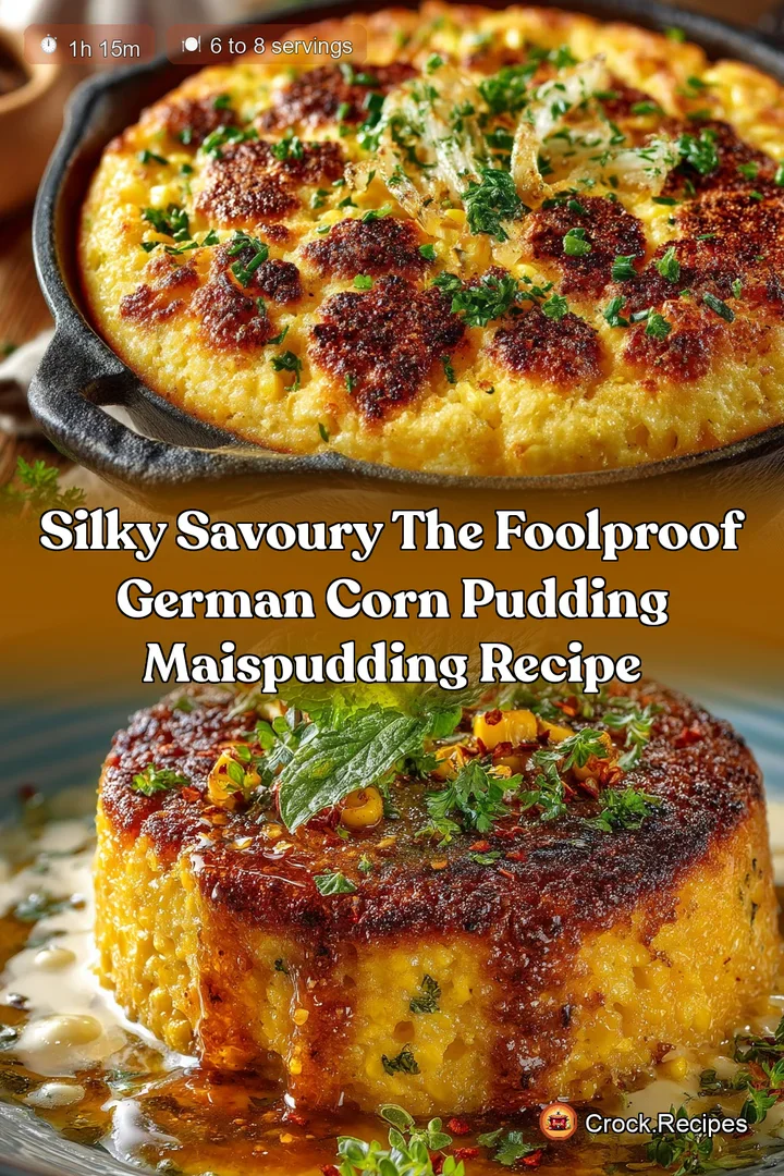 Silky Savoury The Foolproof German Corn Pudding Maispudding Recipe