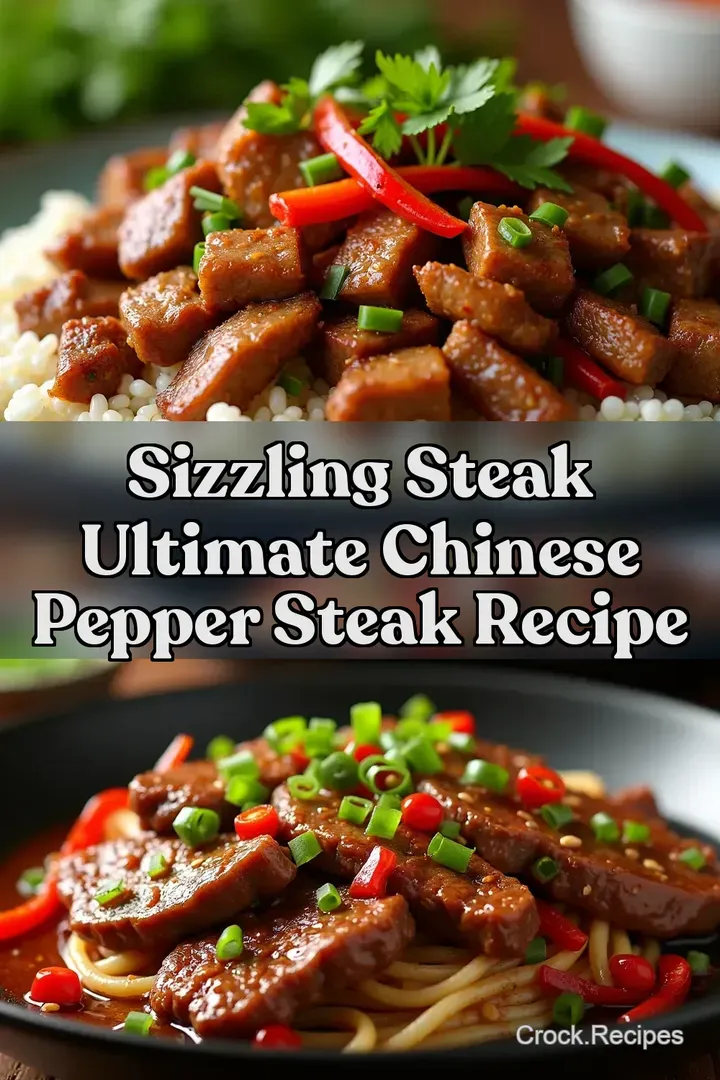 Sizzling Steak Ultimate Chinese Pepper Steak Recipe