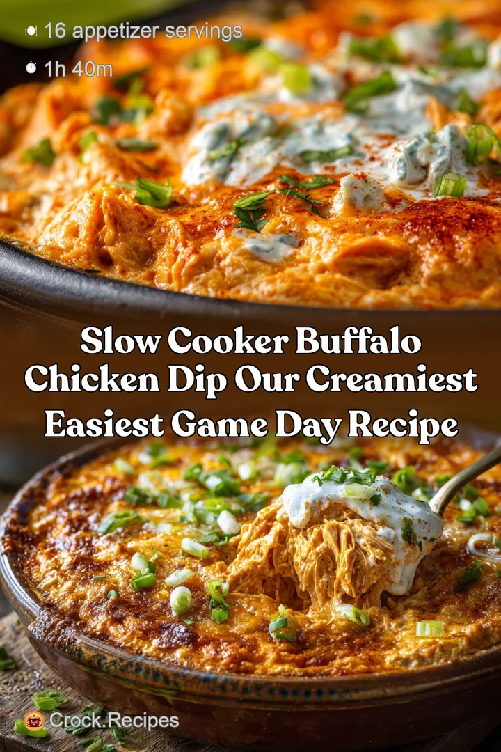 Slow Cooker Buffalo Chicken Dip Our Creamiest Easiest Game Day Recipe