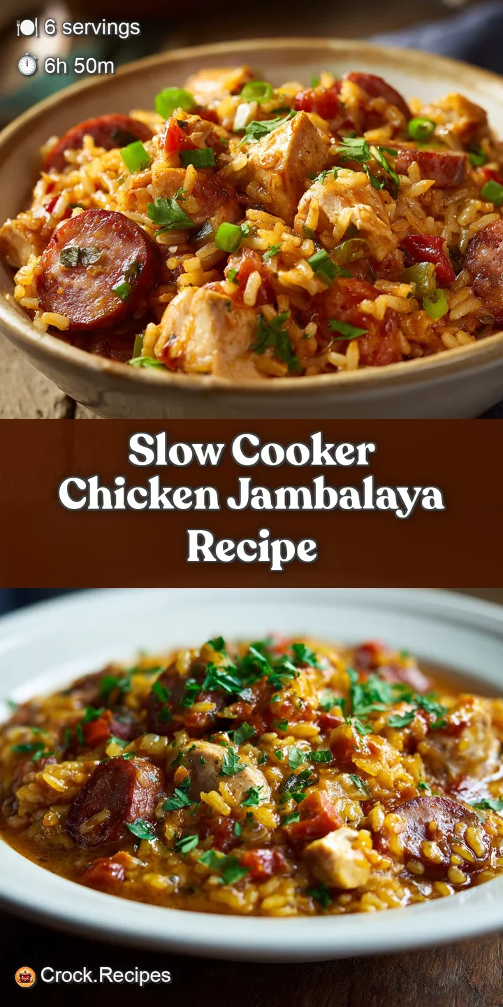 Close-up showcasing the rich, spicy aroma of the jambalaya. Rice and chicken glisten in the light, promising a flavorful b...