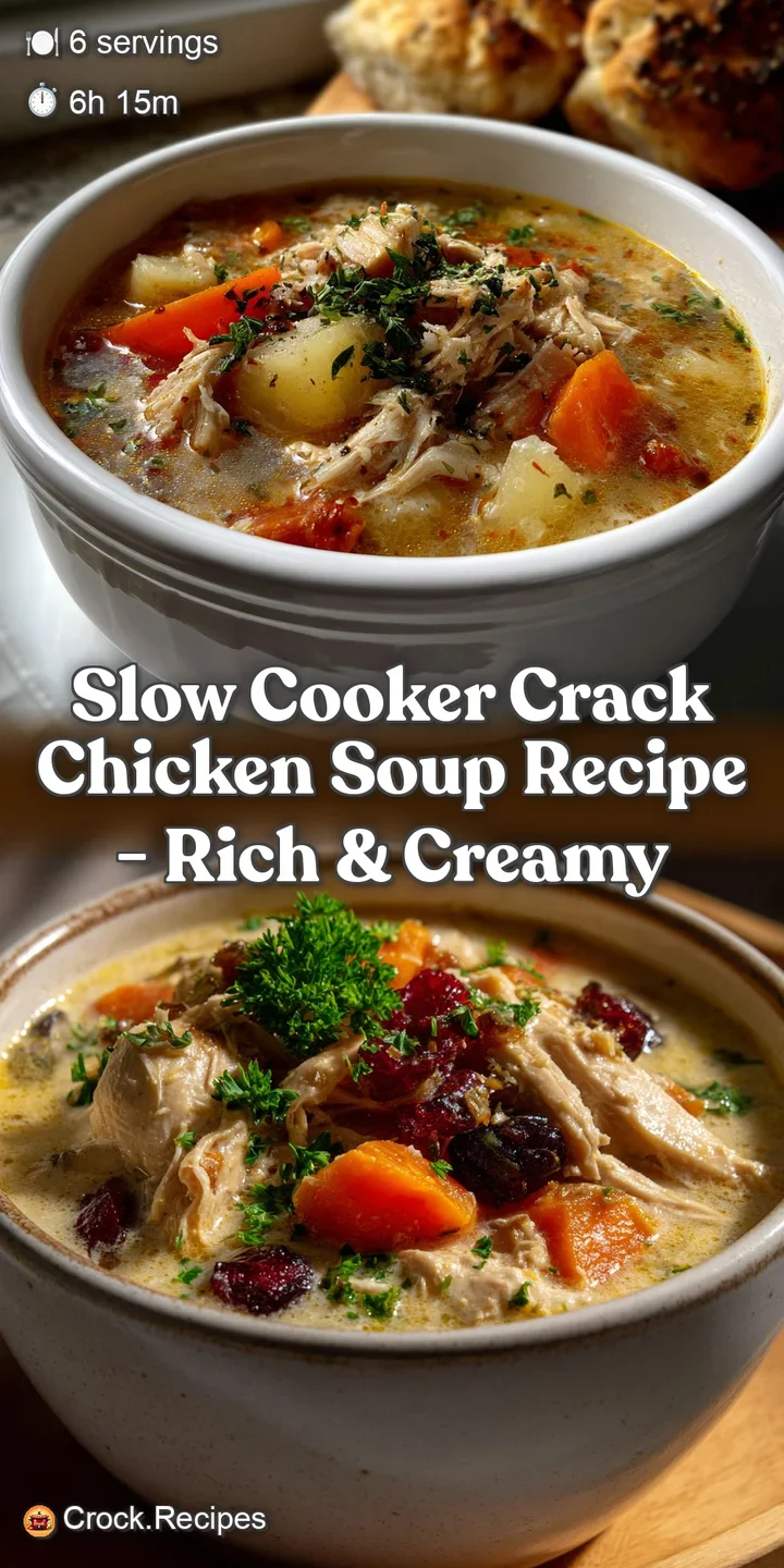 Close-up of a steaming bowl filled with a thick, creamy soup, featuring visible tender chicken and vibrant green herbs.