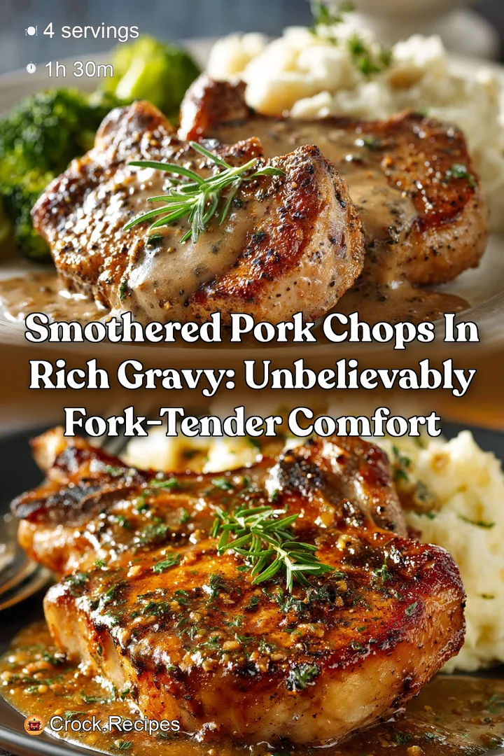 Smothered Pork Chops in Rich Gravy: Unbelievably Fork-Tender Comfort
