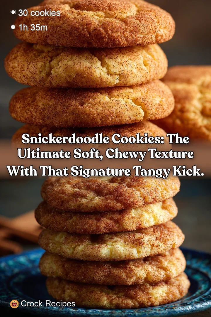 Snickerdoodle Cookies: The ultimate soft chewy texture with that signature tangy kick.