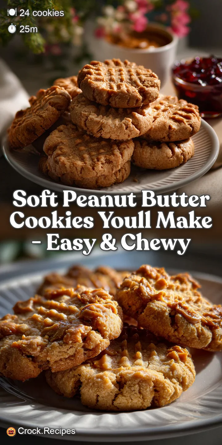Soft Peanut Butter Cookies Youll Make - Easy & Chewy