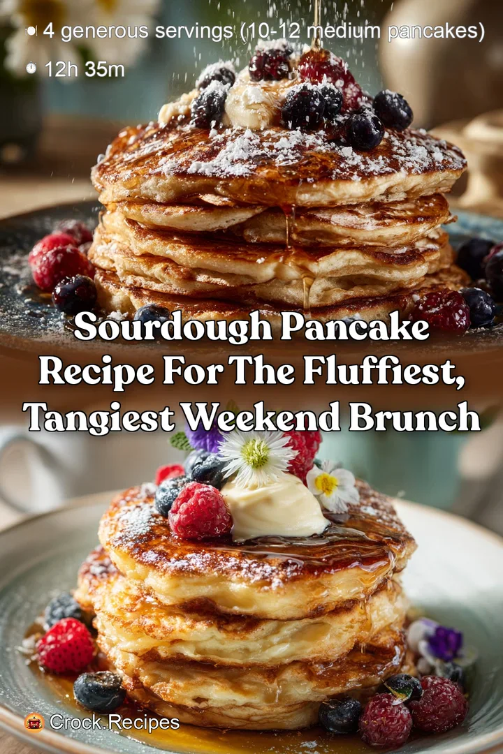 Sourdough Pancake Recipe for the Fluffiest Tangiest Weekend Brunch