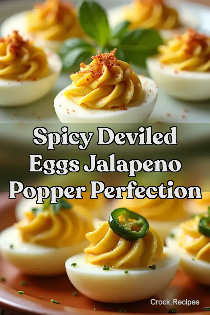 Spicy Deviled Eggs Jalapeno Popper Perfection