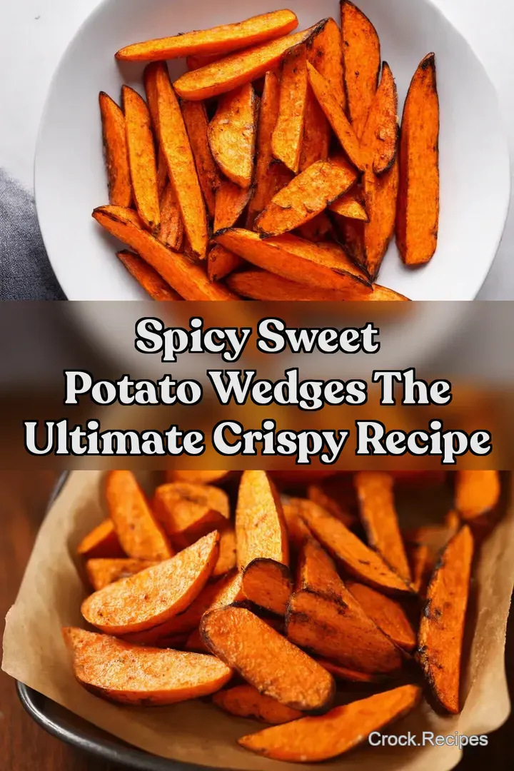 Spicy Sweet Potato Wedges The Ultimate Crispy Recipe : PIN FOR LATER Spicy Sweet Potato Wedges The Ultimate Crispy Recipe