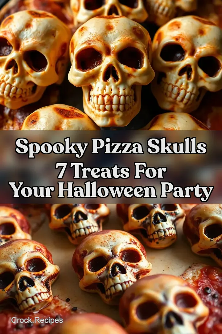 Spooky Pizza Skulls 7 Treats for your Halloween Party