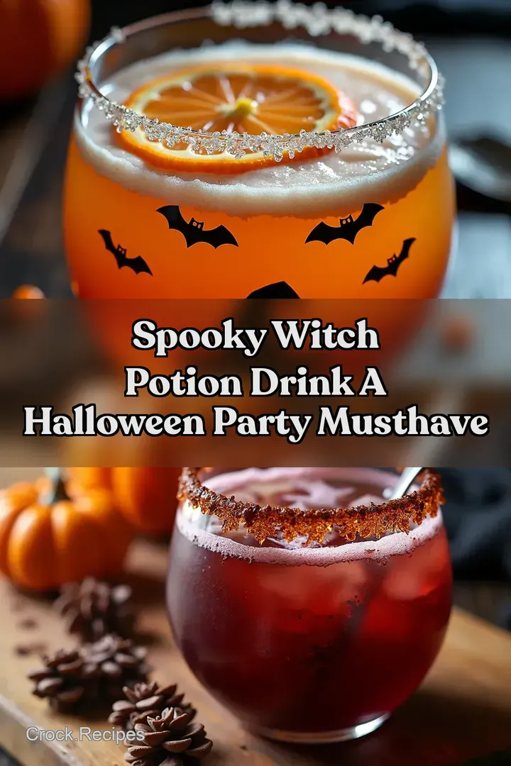 Spooky Witch Potion Drink A Halloween Party MustHave