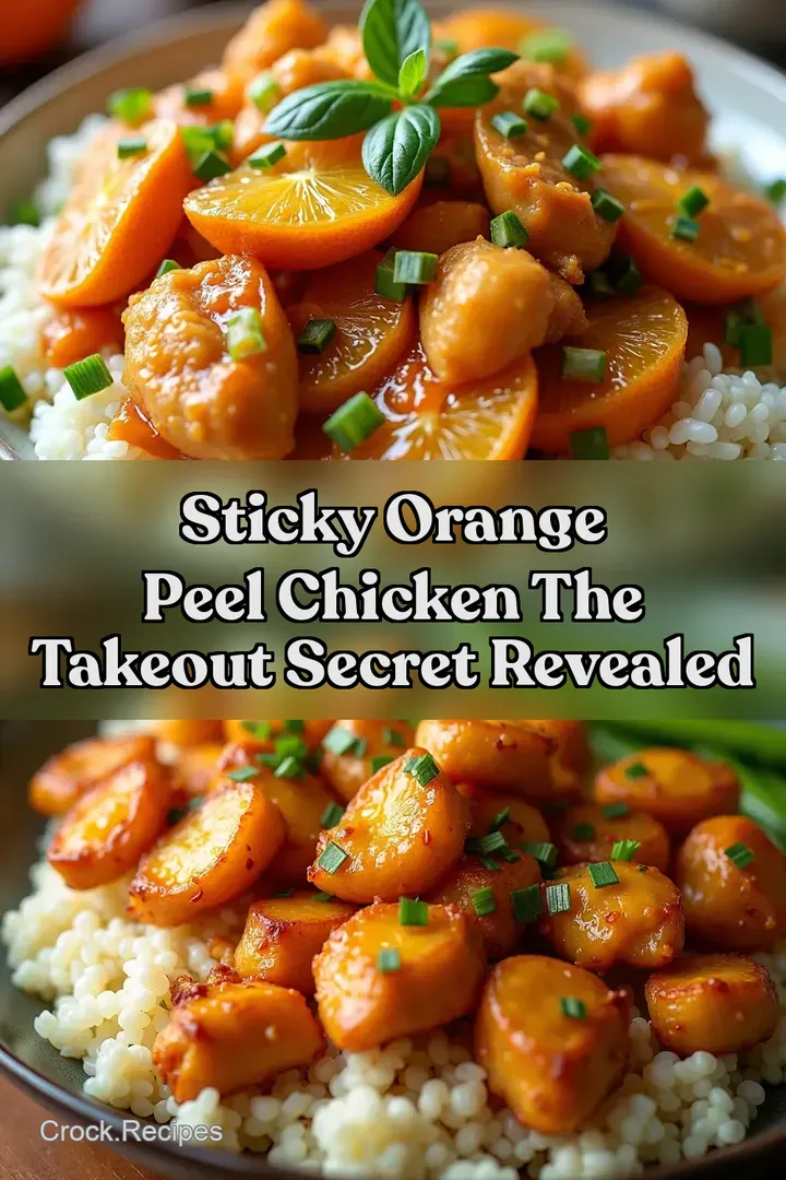 Sticky Orange Peel Chicken The Takeout Secret REVEALED