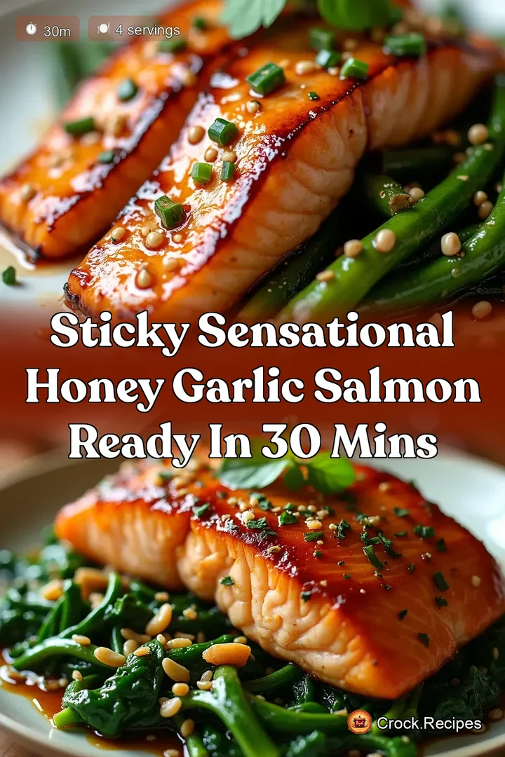 Sticky Sensational Honey Garlic Salmon Ready in 30 Mins