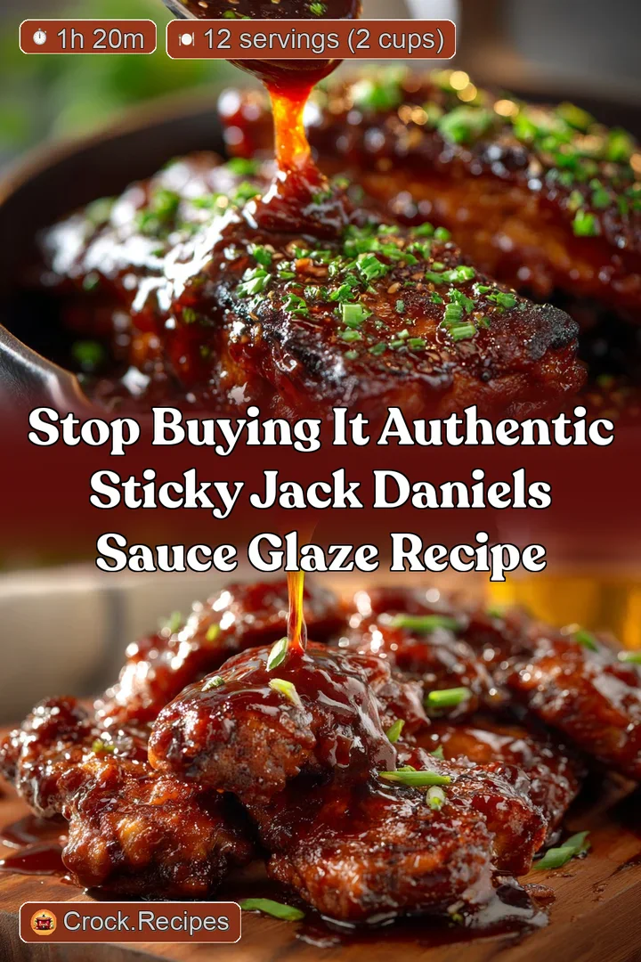 Stop Buying It Authentic Sticky Jack Daniels Sauce Glaze Recipe