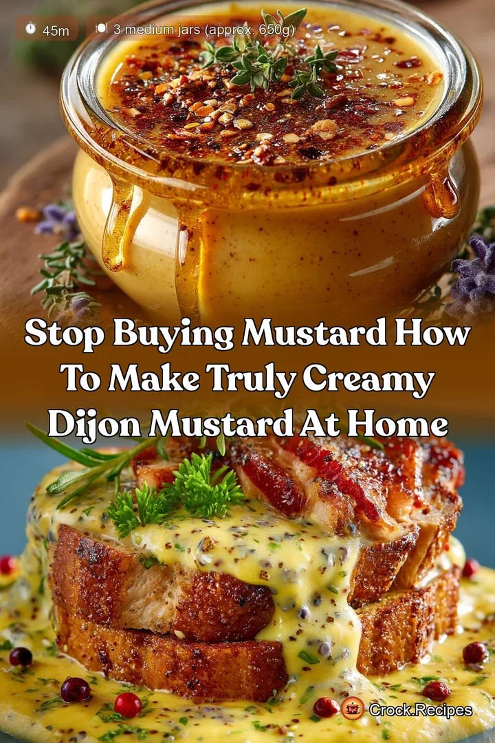 Stop Buying Mustard How to Make Truly Creamy Dijon Mustard at Home