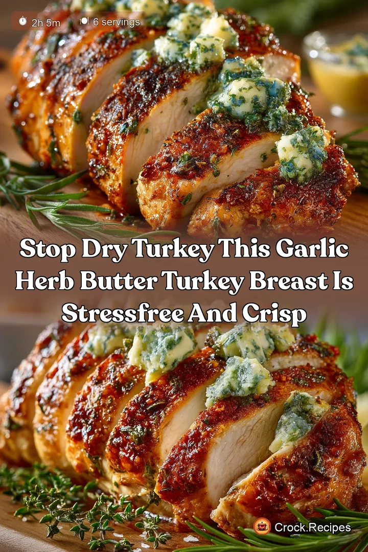 Stop Dry Turkey This Garlic Herb Butter Turkey Breast Is StressFree and Crisp