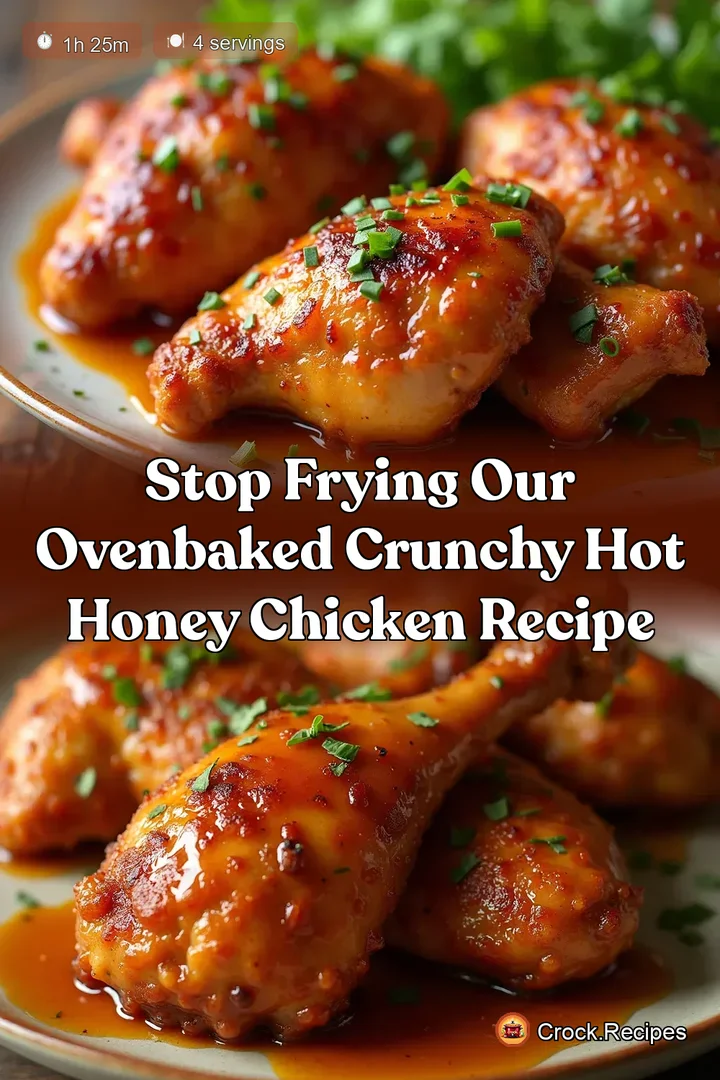 Stop Frying Our OvenBaked Crunchy Hot Honey Chicken Recipe
