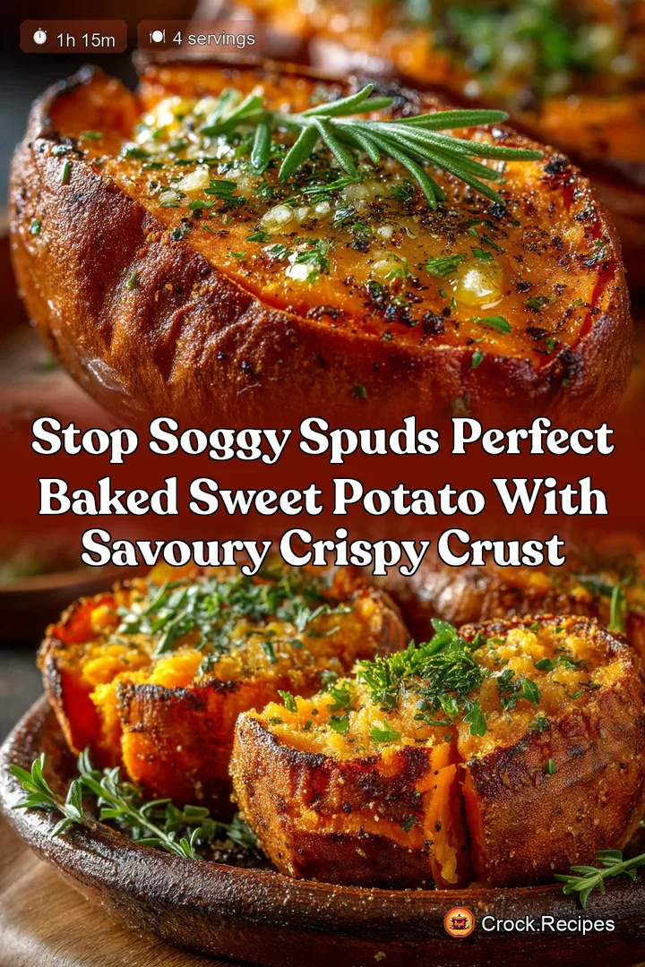 Stop Soggy Spuds Perfect Baked Sweet Potato with Savoury Crispy Crust